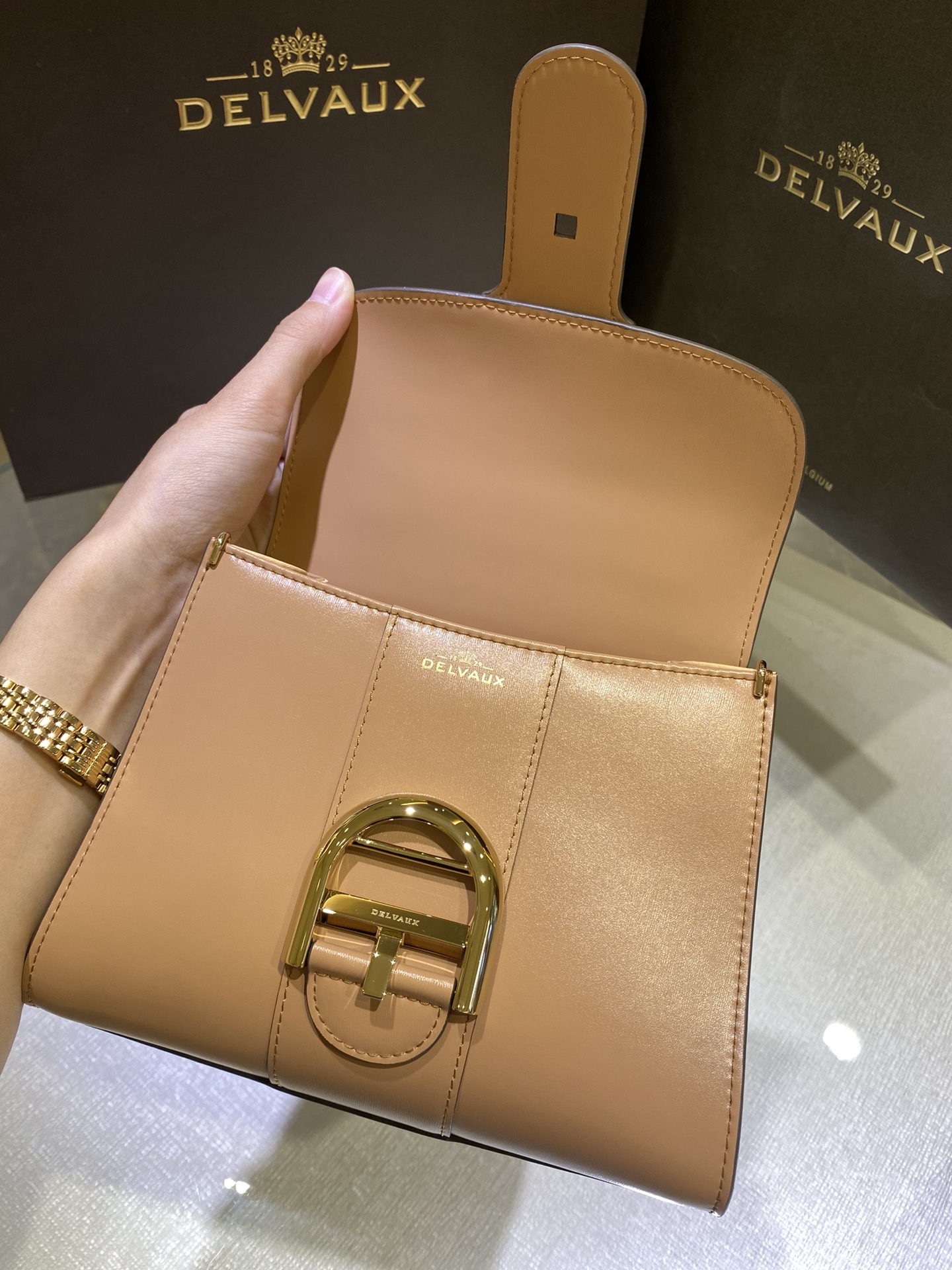 델보 브리앙 박스백 미니